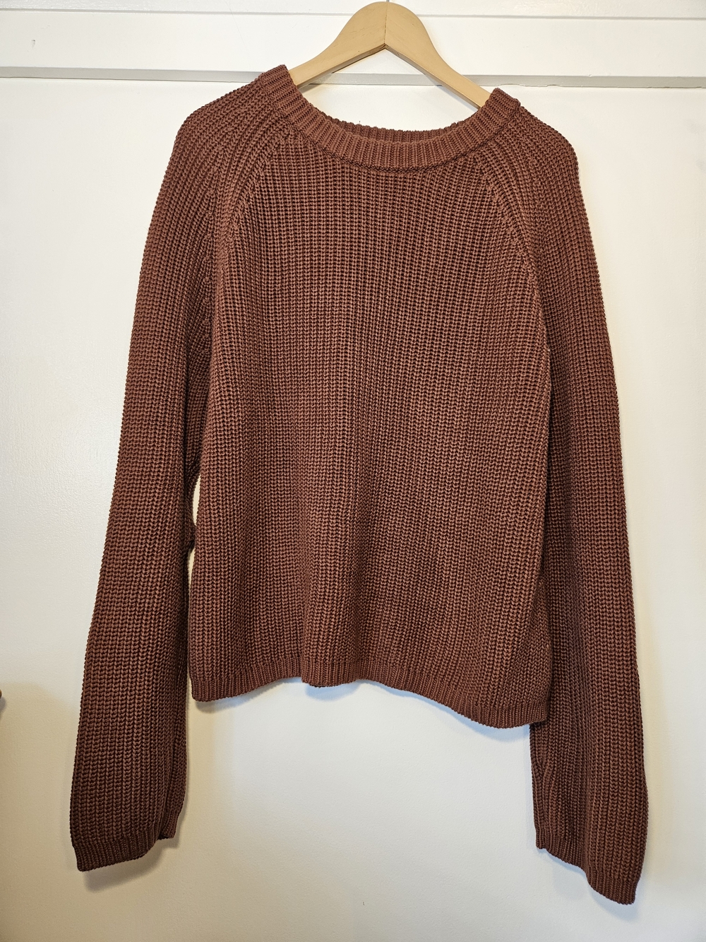 Quince Women's Rust Crewneck Sweater